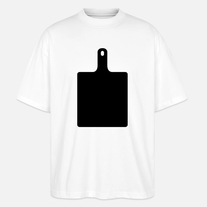Schneidbrett - Stanley/Stella Oversized Unisex Bio T-Shirt Blaster 2.0 - Weiß