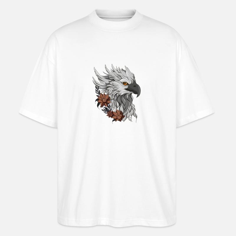 Blumengreif - Stanley/Stella Oversized Unisex Bio T-Shirt Blaster 2.0 - Weiß