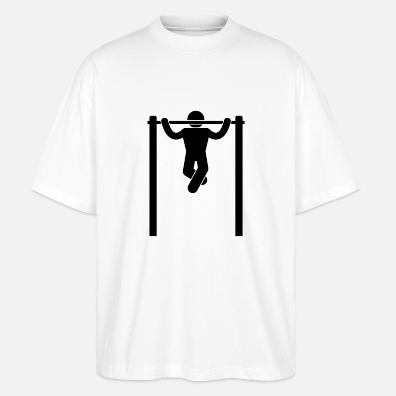 pullup - Stanley/Stella Oversized Unisex Bio T-Shirt Blaster 2.0 - Weiß