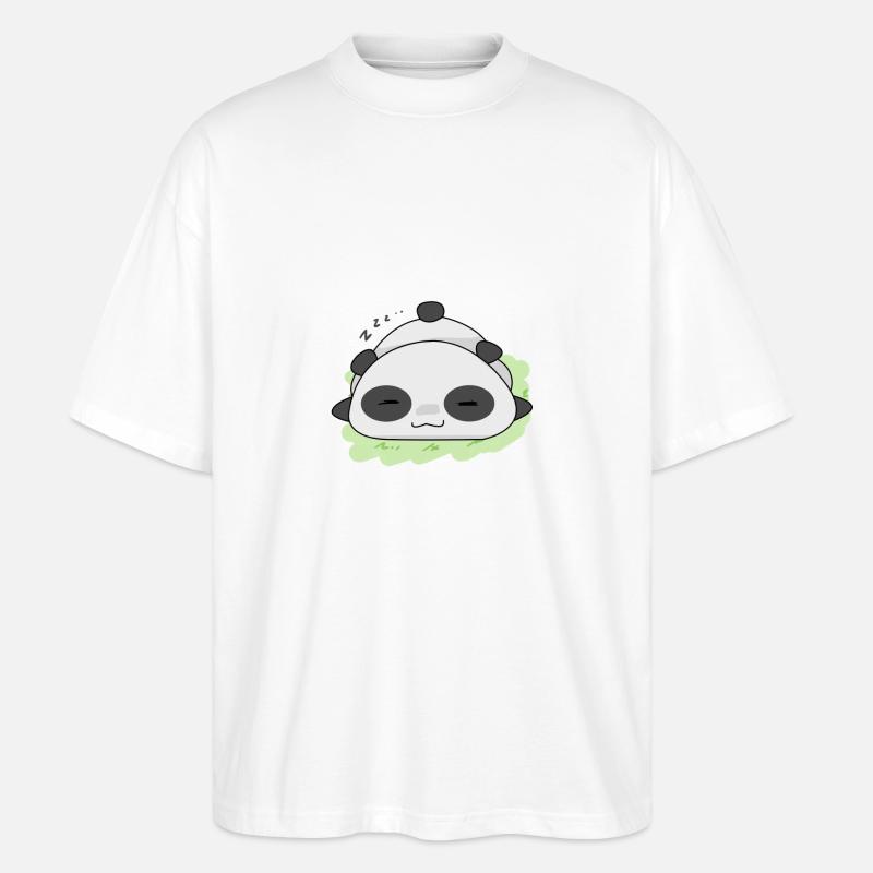 Panda - Stanley/Stella Oversized Unisex Bio T-Shirt Blaster 2.0 - Weiß