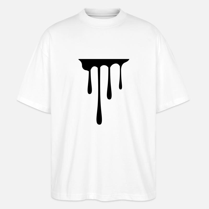 Drips - Stanley/Stella Oversized Unisex Bio T-Shirt Blaster 2.0 - Weiß