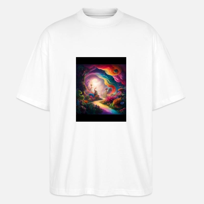 psy - Stanley/Stella Oversized Unisex Bio T-Shirt Blaster 2.0 - Weiß