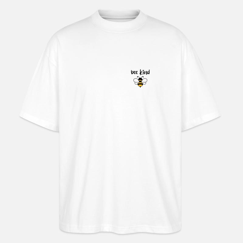 Bee Child Beekeeper Gift - Stanley/Stella Oversized Unisex Organic T-shirt Blaster 2.0 - white