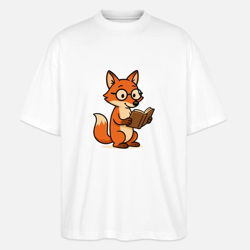 fuchs schlaufuchs - Stanley/Stella Oversized Unisex Bio T-Shirt Blaster 2.0 - Weiß