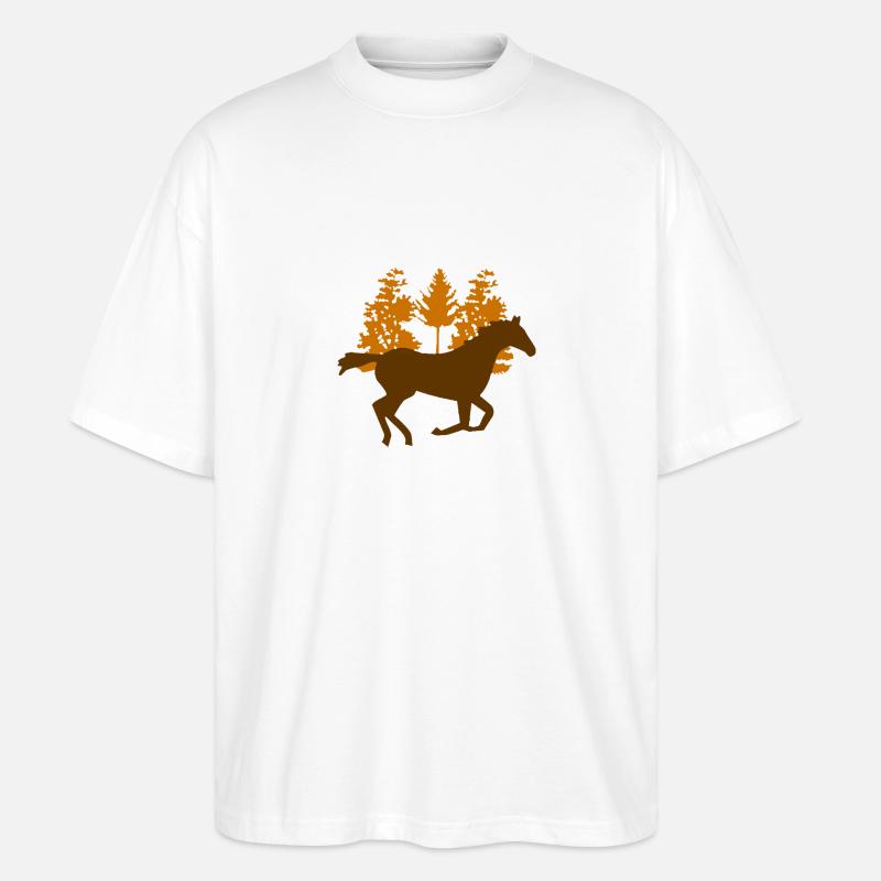 cheval - T-shirt bio Blaster 2.0 coupe oversize Stanley/Stella Unisexe - blanc