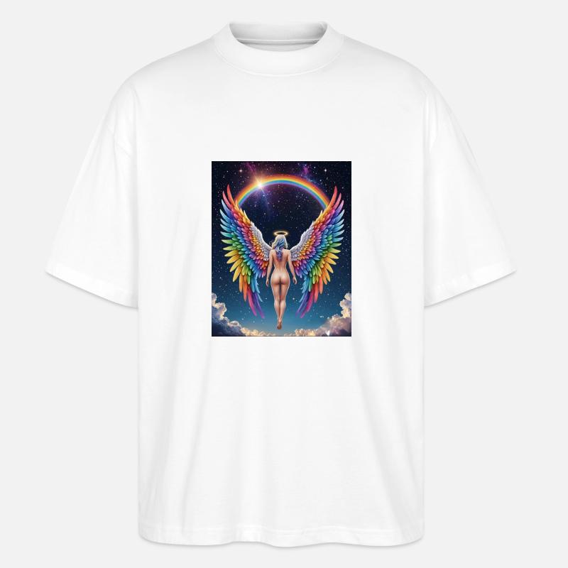 Engel - Stanley/Stella Oversized Unisex Bio T-Shirt Blaster 2.0 - Weiß