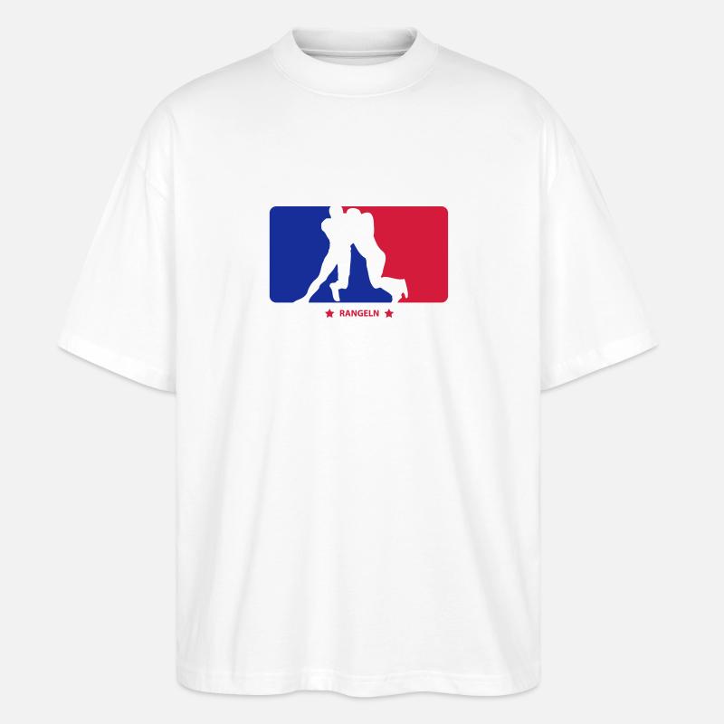 Rangeln - Stanley/Stella Oversized Unisex Bio T-Shirt Blaster 2.0 - Weiß