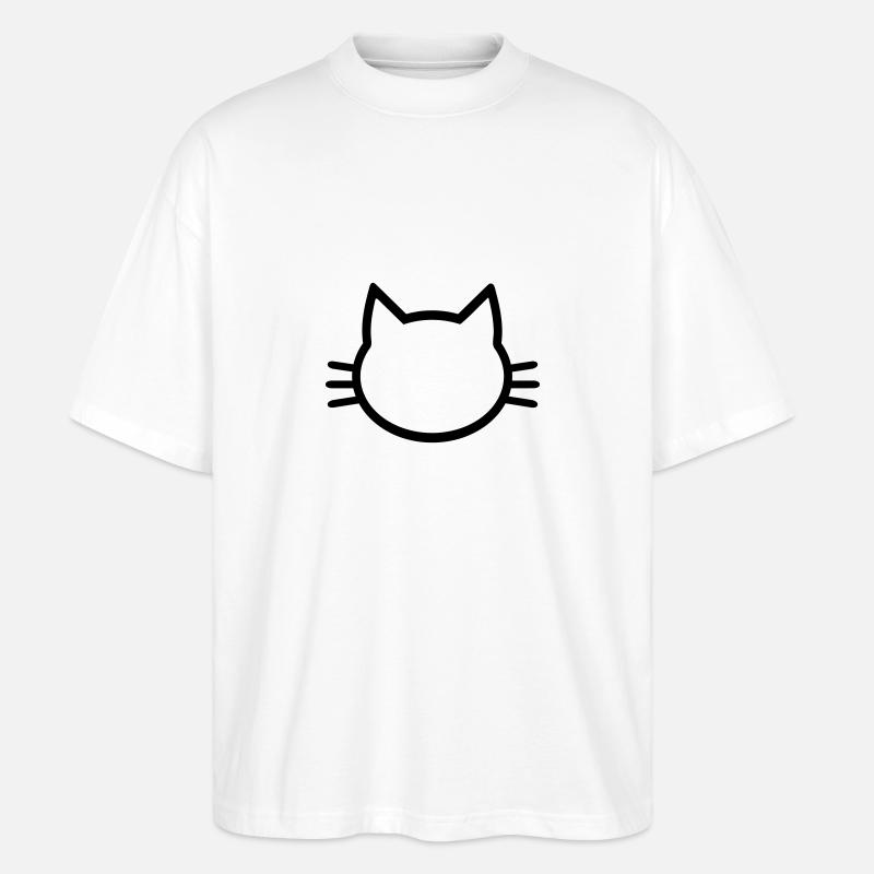 Chat - T-shirt bio Blaster 2.0 coupe oversize Stanley/Stella Unisexe - blanc