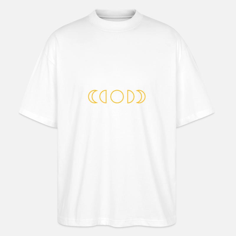 lune - T-shirt bio Blaster 2.0 coupe oversize Stanley/Stella Unisexe - blanc