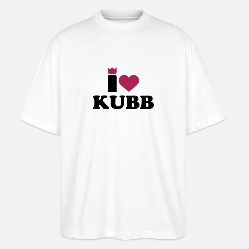 Kubb - Stanley/Stella Oversized Unisex Bio T-Shirt Blaster 2.0 - Weiß