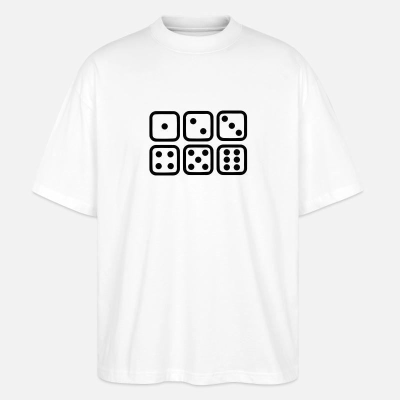 Dé - T-shirt bio Blaster 2.0 coupe oversize Stanley/Stella Unisexe - blanc