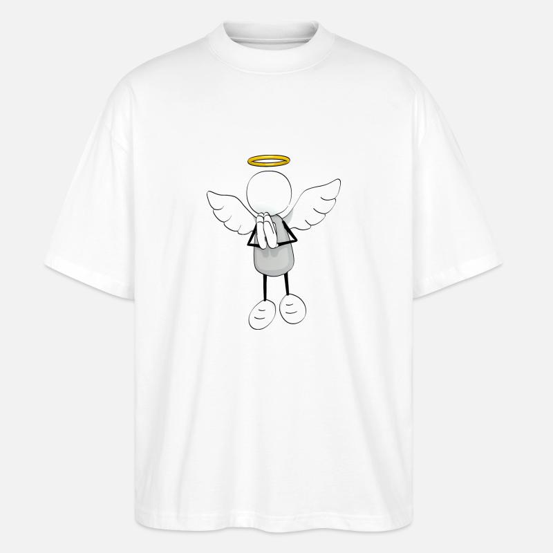 Engel - Stanley/Stella Oversized Unisex Bio T-Shirt Blaster 2.0 - Weiß