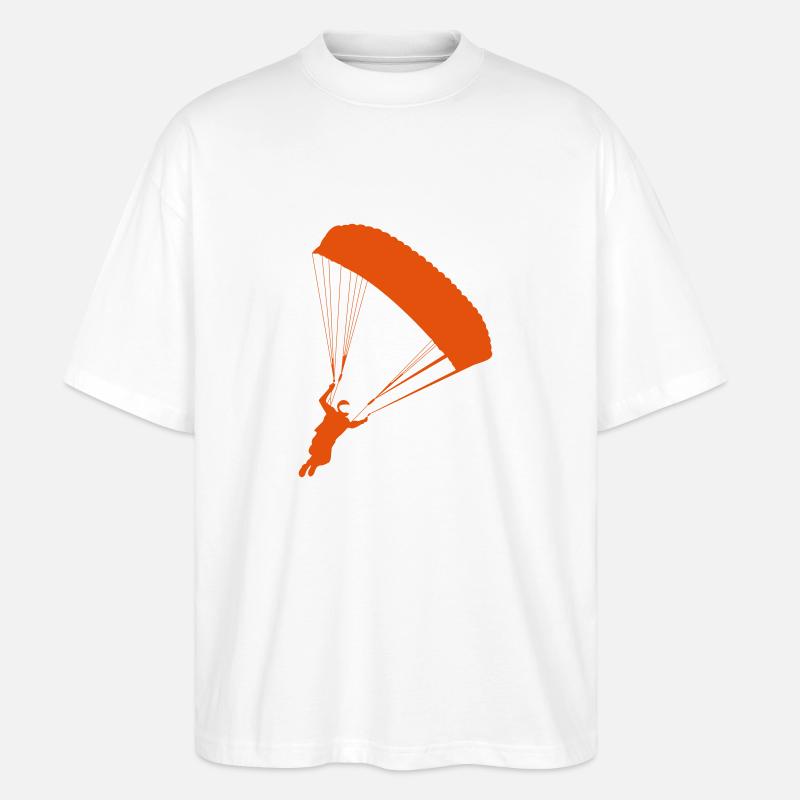 Kappe_Helm_orange - Stanley/Stella Oversized Unisex Bio T-Shirt Blaster 2.0 - Weiß