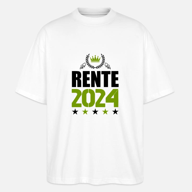 rente 2024 - Stanley/Stella Oversized Unisex Bio T-Shirt Blaster 2.0 - Weiß