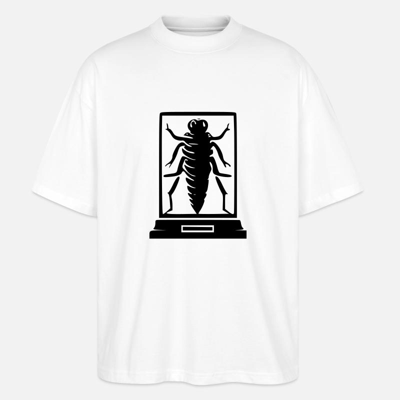 Insecte musée - T-shirt bio Blaster 2.0 coupe oversize Stanley/Stella Unisexe - blanc
