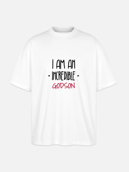 Parrain / Marraine / Filleule / Filleul - T-shirt bio Blaster 2.0 coupe oversize Stanley/Stella Unisexe - blanc