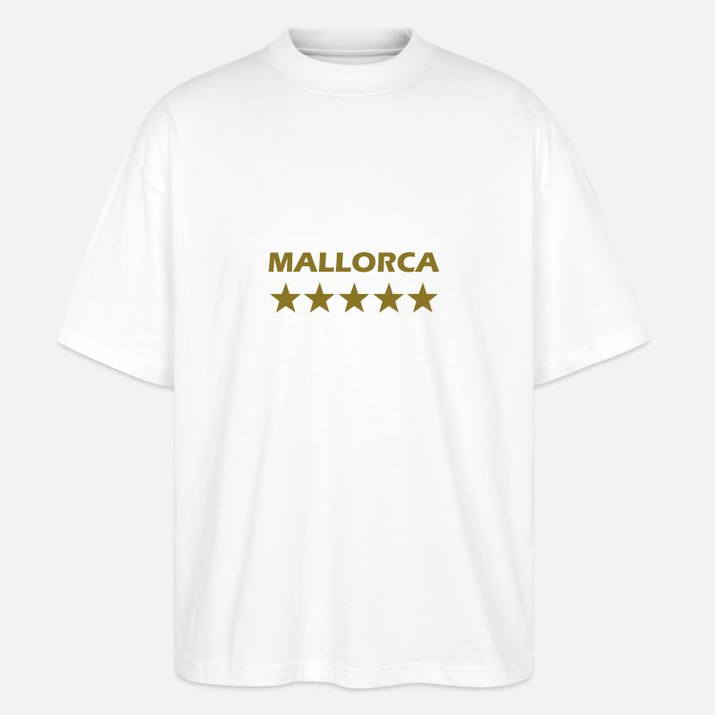 mallorca - Stanley/Stella Oversized Unisex Bio T-Shirt Blaster 2.0 - Weiß