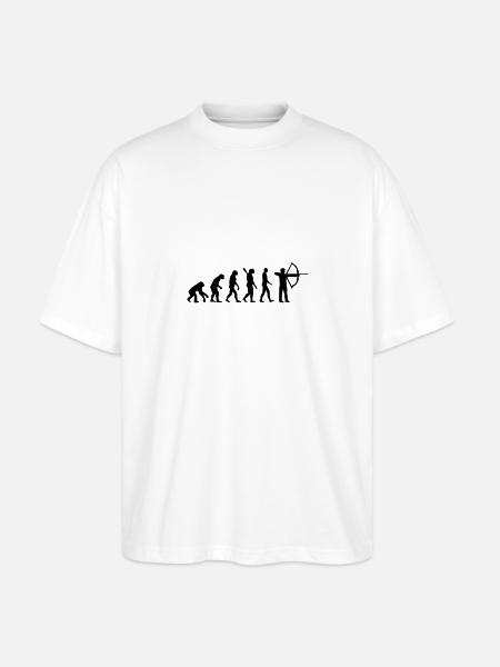 Evolution Archery - Stanley/Stella Oversized Unisex Organic T-shirt Blaster 2.0 - white