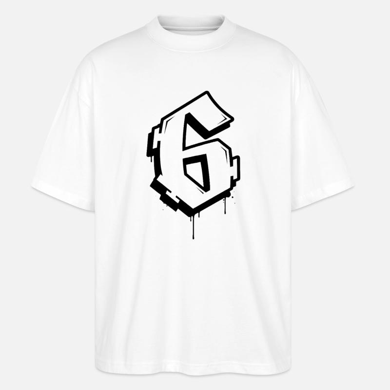 Digitale Kunst 6 - Stanley/Stella Oversized Unisex Bio T-Shirt Blaster 2.0 - Weiß