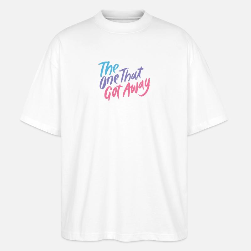 Celui qui s’est échappé Gradient - T-shirt bio Blaster 2.0 coupe oversize Stanley/Stella Unisexe - blanc