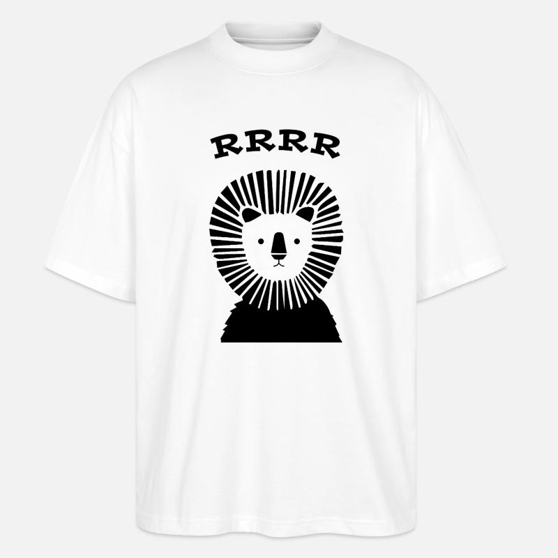 Lion - T-shirt bio Blaster 2.0 coupe oversize Stanley/Stella Unisexe - blanc