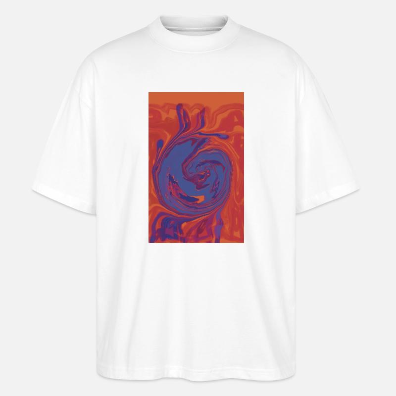 Spirale de l’Enfer de Marbre - T-shirt bio Blaster 2.0 coupe oversize Stanley/Stella Unisexe - blanc