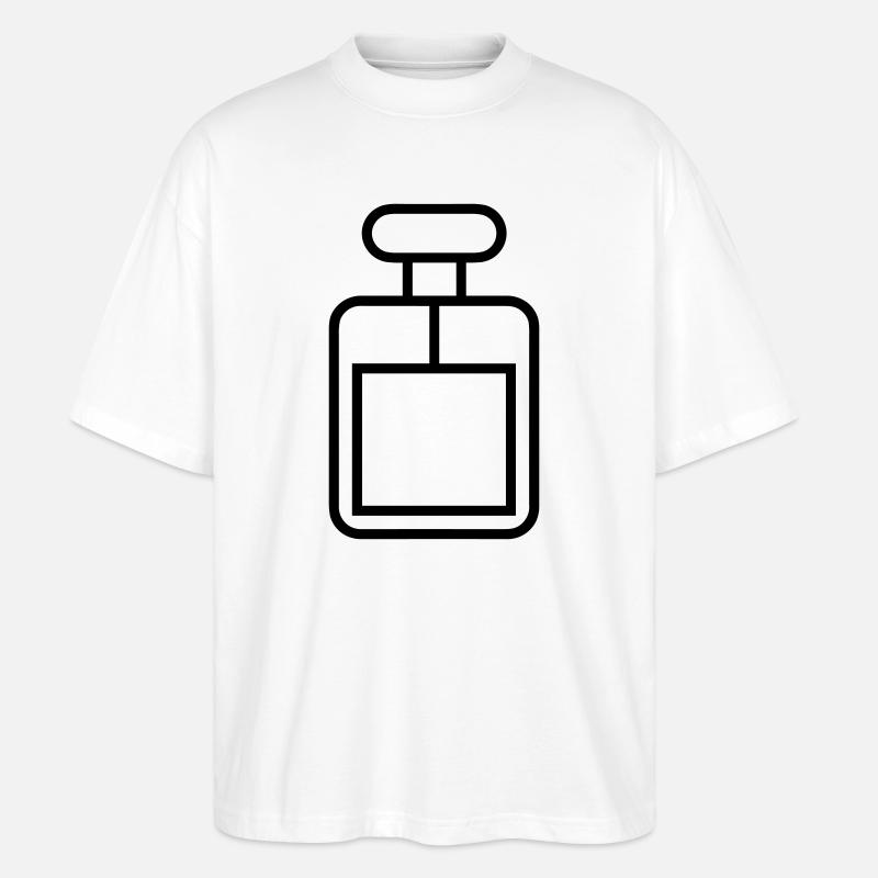 Parfümflasche - Stanley/Stella Oversized Unisex Bio T-Shirt Blaster 2.0 - Weiß