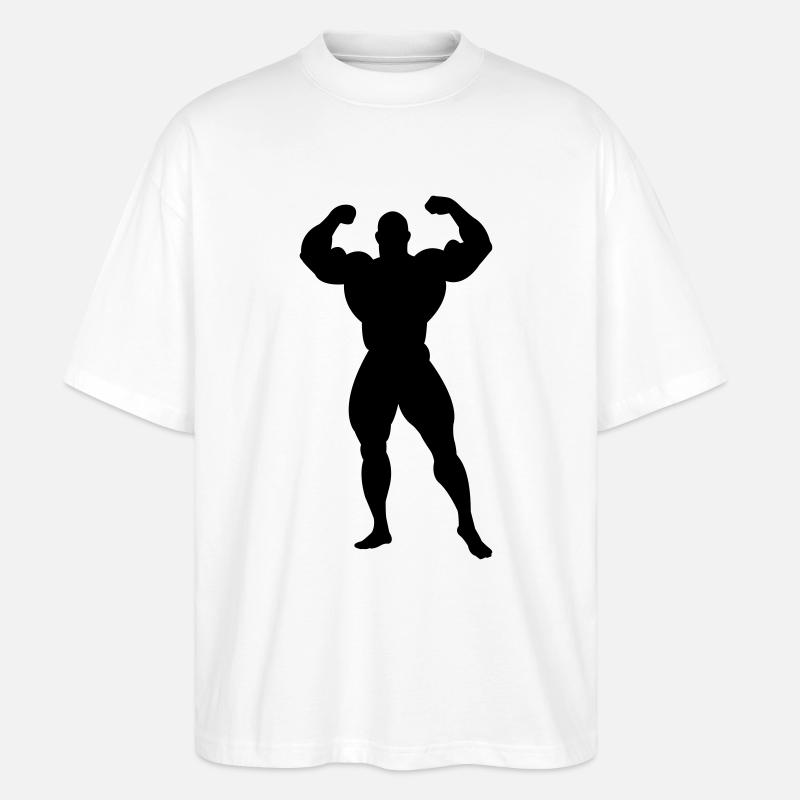 Bodybuilder - T-shirt bio Blaster 2.0 coupe oversize Stanley/Stella Unisexe - blanc