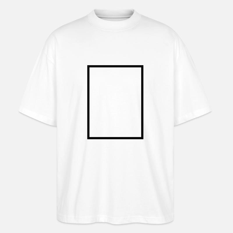Rechteck nicht gefüllt - Stanley/Stella Oversized Unisex Bio T-Shirt Blaster 2.0 - Weiß