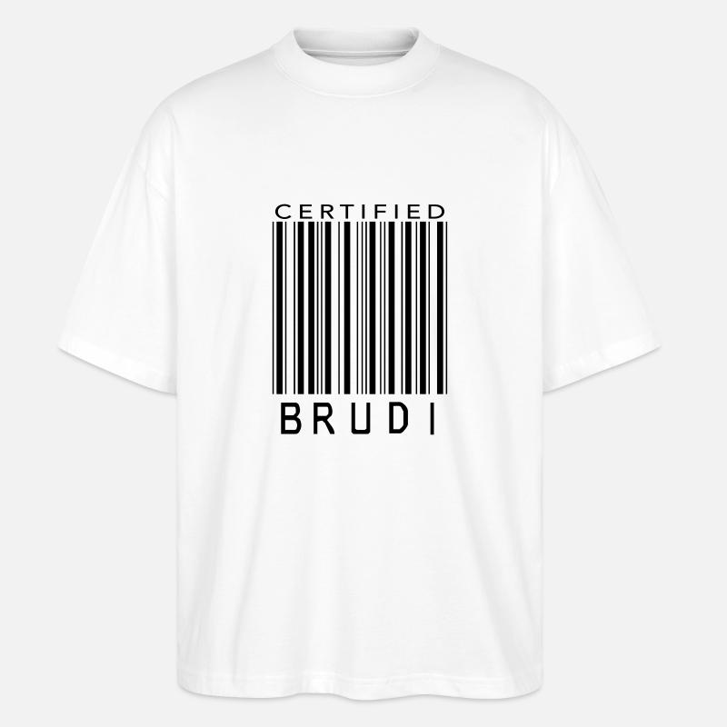 Certified Brudi - Stanley/Stella Oversized Unisex Bio T-Shirt Blaster 2.0 - Weiß