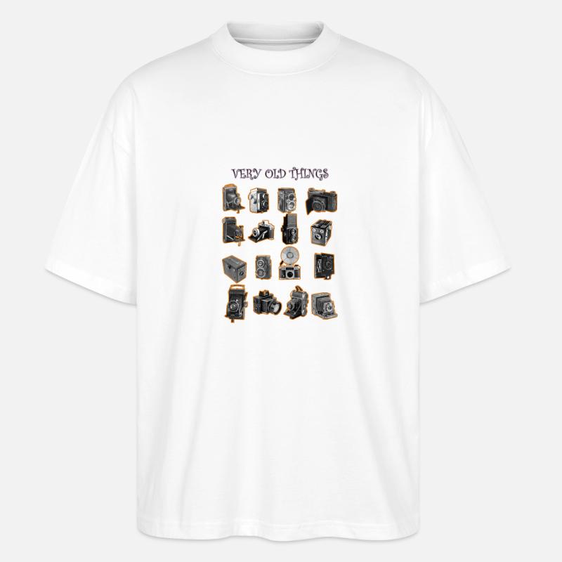 SEHR ALTE DINGE - Stanley/Stella Oversized Unisex Bio T-Shirt Blaster 2.0 - Weiß