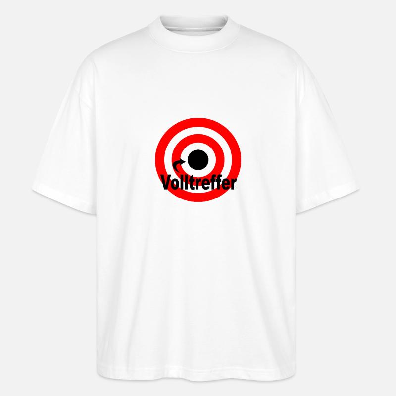 Volltreffer - Stanley/Stella Oversized Unisex Bio T-Shirt Blaster 2.0 - Weiß