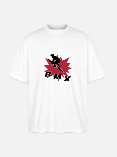 BMX - Stanley/Stella Oversized Unisex Organic T-shirt Blaster 2.0 - white