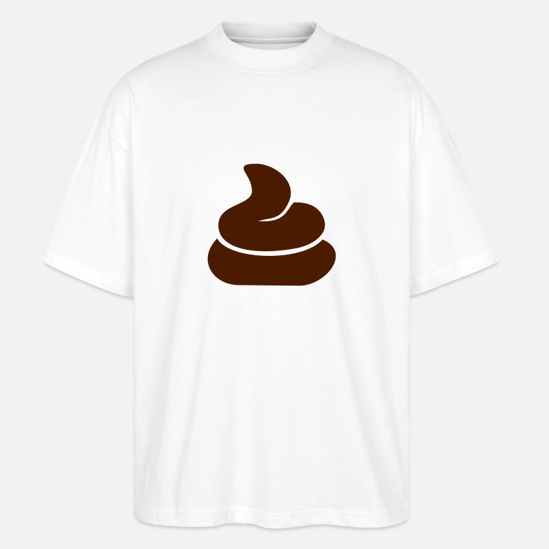 Scheisse - Stanley/Stella Oversized Unisex Bio T-Shirt Blaster 2.0 - Weiß