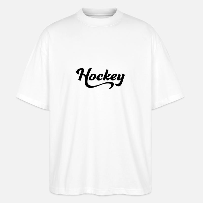 Hockey - Stanley/Stella Oversized Unisex Bio T-Shirt Blaster 2.0 - Weiß