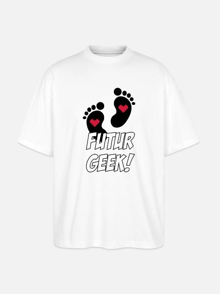 Futur Geek ! - T-shirt bio Blaster 2.0 coupe oversize Stanley/Stella Unisexe - blanc