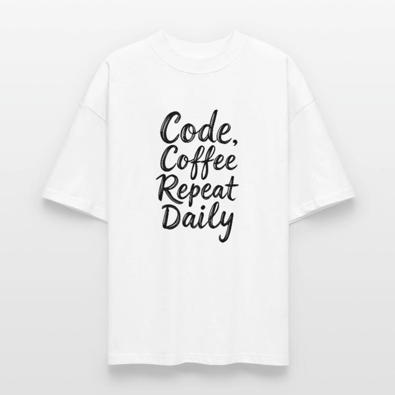 Code Sleep Debug Repeat Programmer Shirt T-shirt bio Blaster 2.0 coupe oversize Stanley/Stella Unisexe