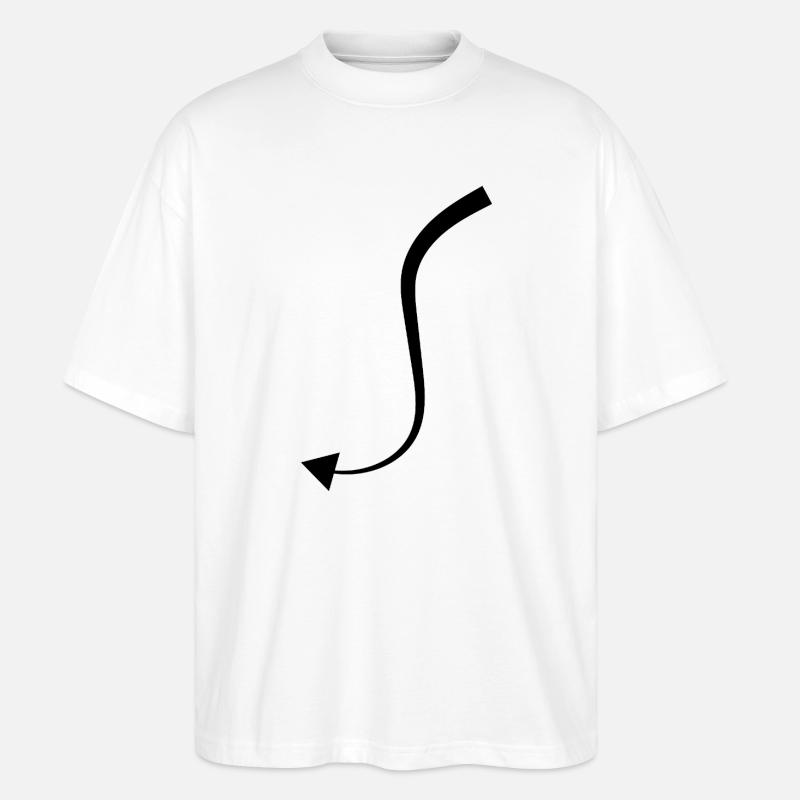 Devil Tail - Stanley/Stella Oversized Unisex Organic T-shirt Blaster 2.0 - white