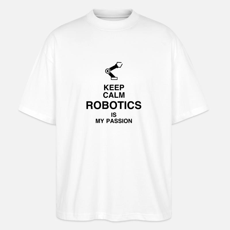 Robotik / Roboter / Robot / Robotics - Stanley/Stella Oversized Unisex Bio T-Shirt Blaster 2.0 - Weiß