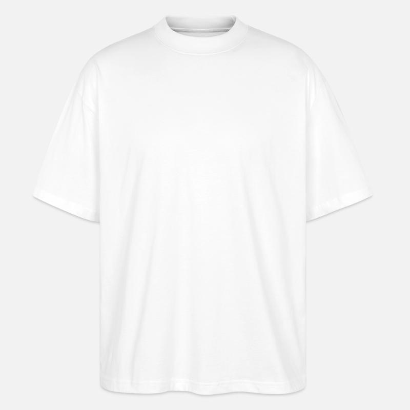 Deer antlers - Stanley/Stella Oversized Unisex Organic T-shirt Blaster 2.0 - white