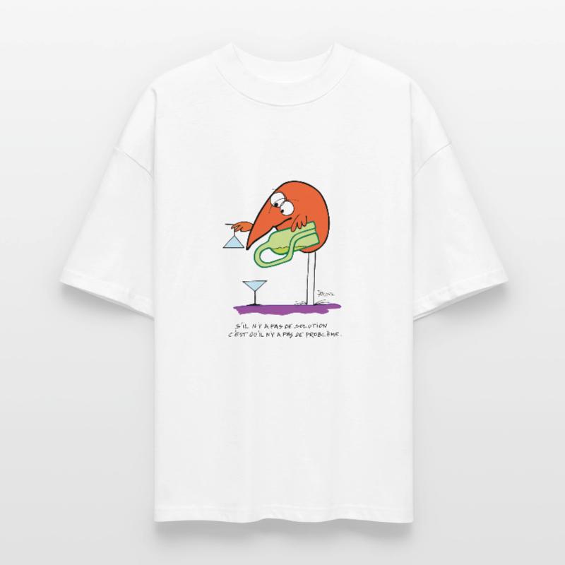 No solution no problem Stanley/Stella Oversized Unisex Organic T-shirt Blaster 2.0