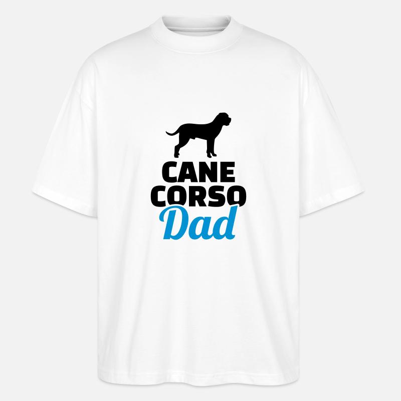 Cane Corso - Stanley/Stella Oversized Unisex Bio T-Shirt Blaster 2.0 - Weiß