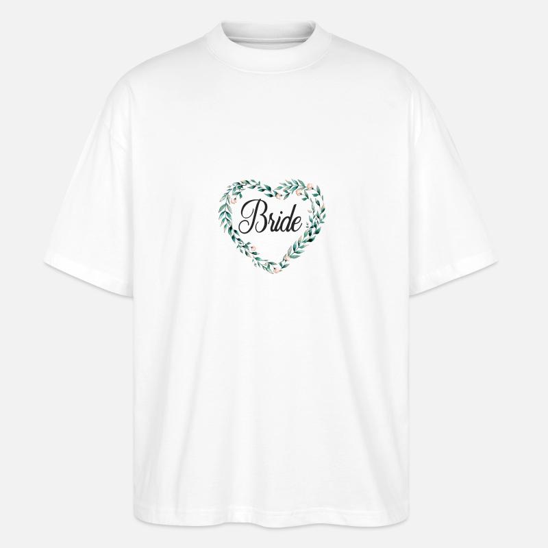 flora__bride - Stanley/Stella Oversized Unisex Bio T-Shirt Blaster 2.0 - Weiß
