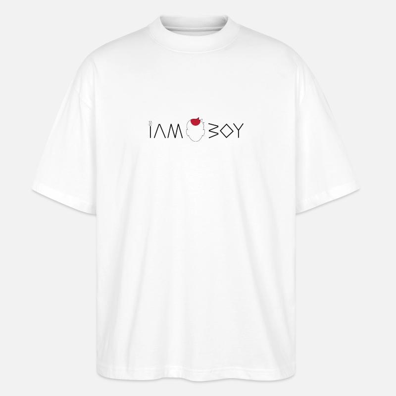 Ich bin ein japanischer Junge - Stanley/Stella Oversized Unisex Bio T-Shirt Blaster 2.0 - Weiß