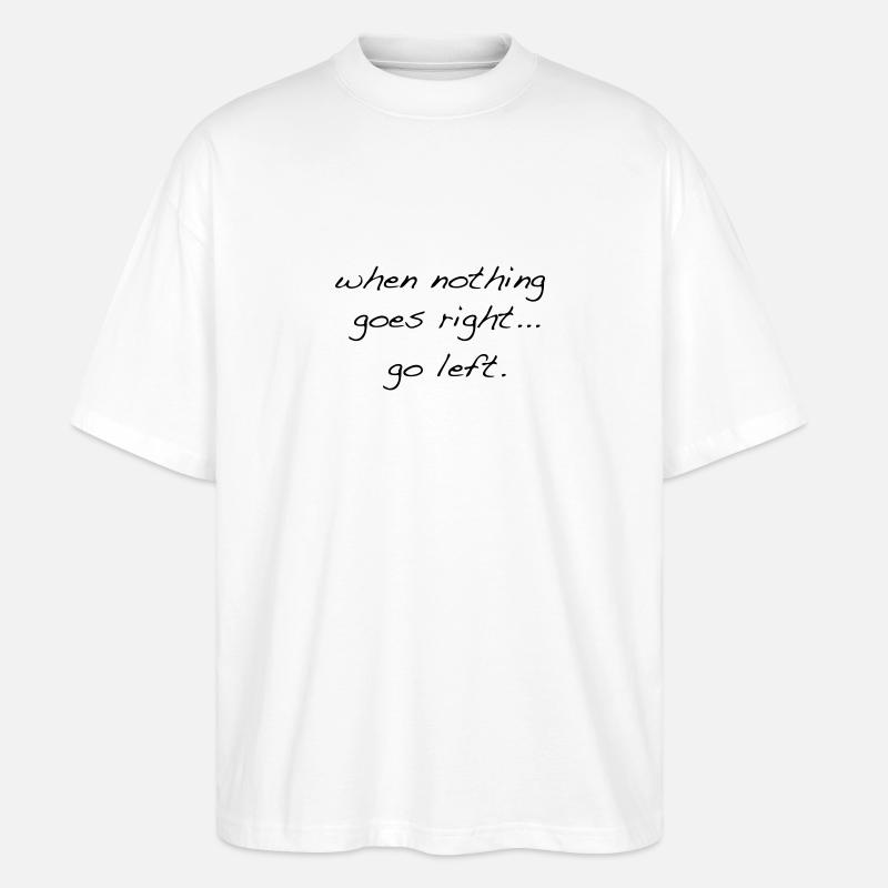 go_left - T-shirt bio Blaster 2.0 coupe oversize Stanley/Stella Unisexe - blanc