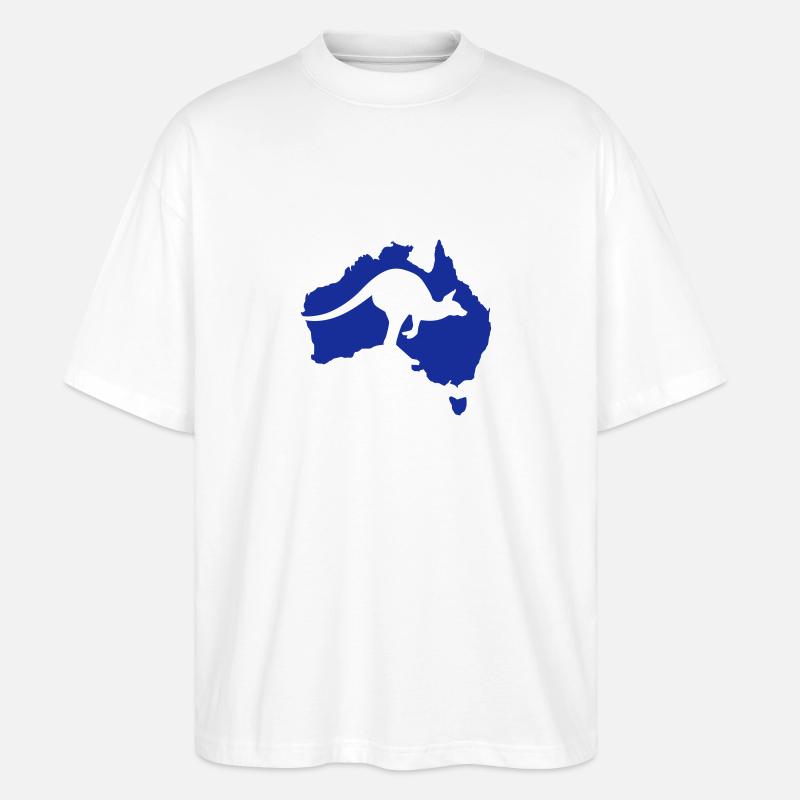 Australien - Stanley/Stella Oversized Unisex Bio T-Shirt Blaster 2.0 - Weiß