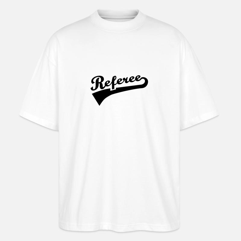 Schiedsrichter - Stanley/Stella Oversized Unisex Bio T-Shirt Blaster 2.0 - Weiß