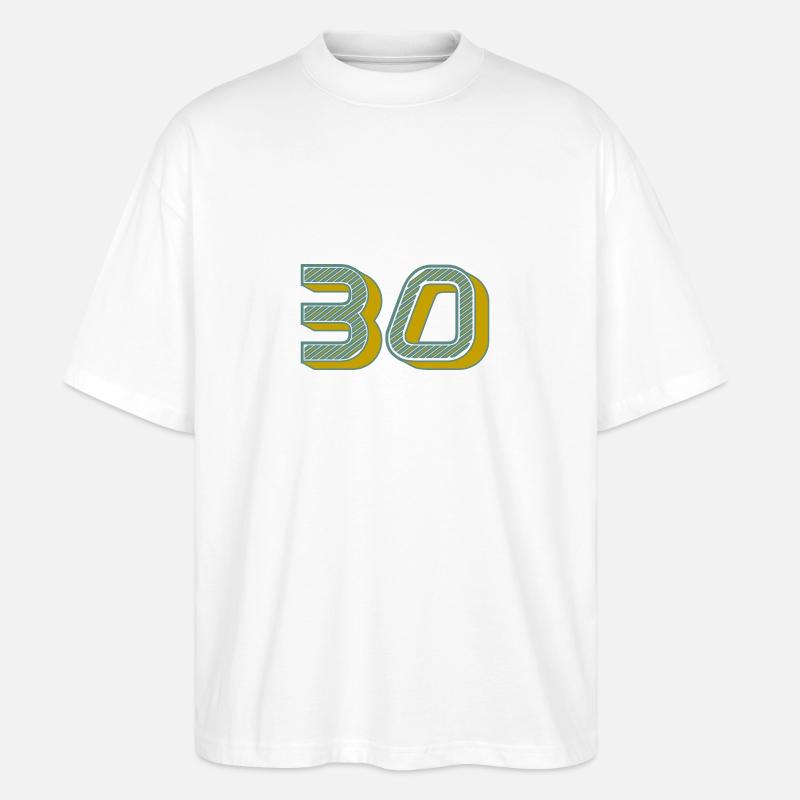 30 - Stanley/Stella Oversized Unisex Bio T-Shirt Blaster 2.0 - Weiß