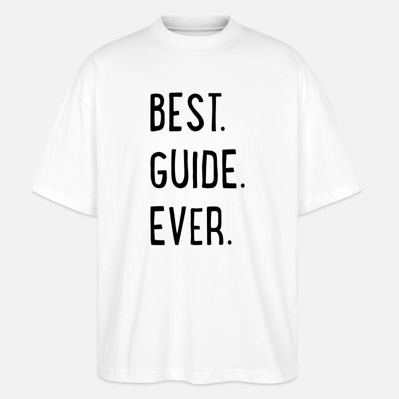 BEST GUIDE EVER - T-shirt bio Blaster 2.0 coupe oversize Stanley/Stella Unisexe - blanc