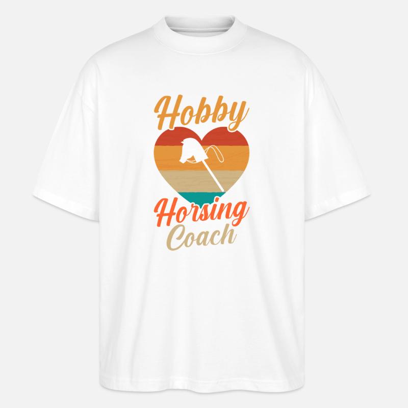 Steckenpferd Cheval de Hobby Cavalier - T-shirt bio Blaster 2.0 coupe oversize Stanley/Stella Unisexe - blanc